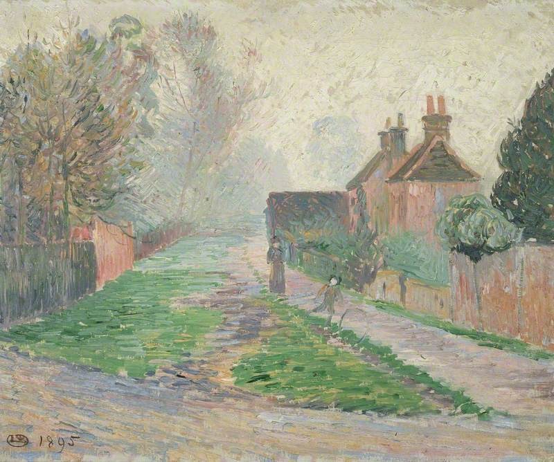 November Morning, Epping by Lucien Pissarro