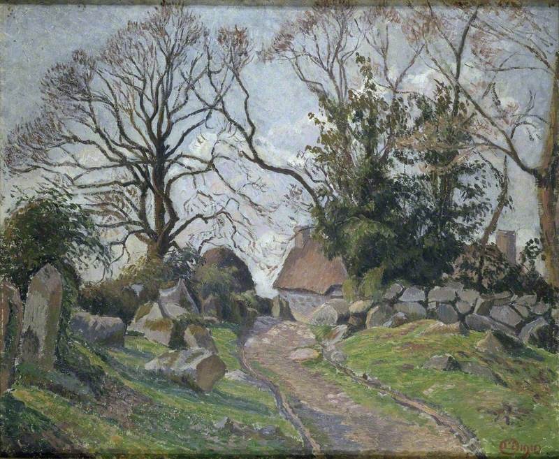 Poulfenc À Riec by Lucien Pissarro