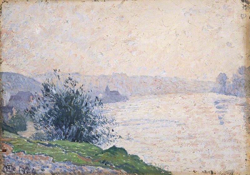 Quai De Seine by Lucien Pissarro