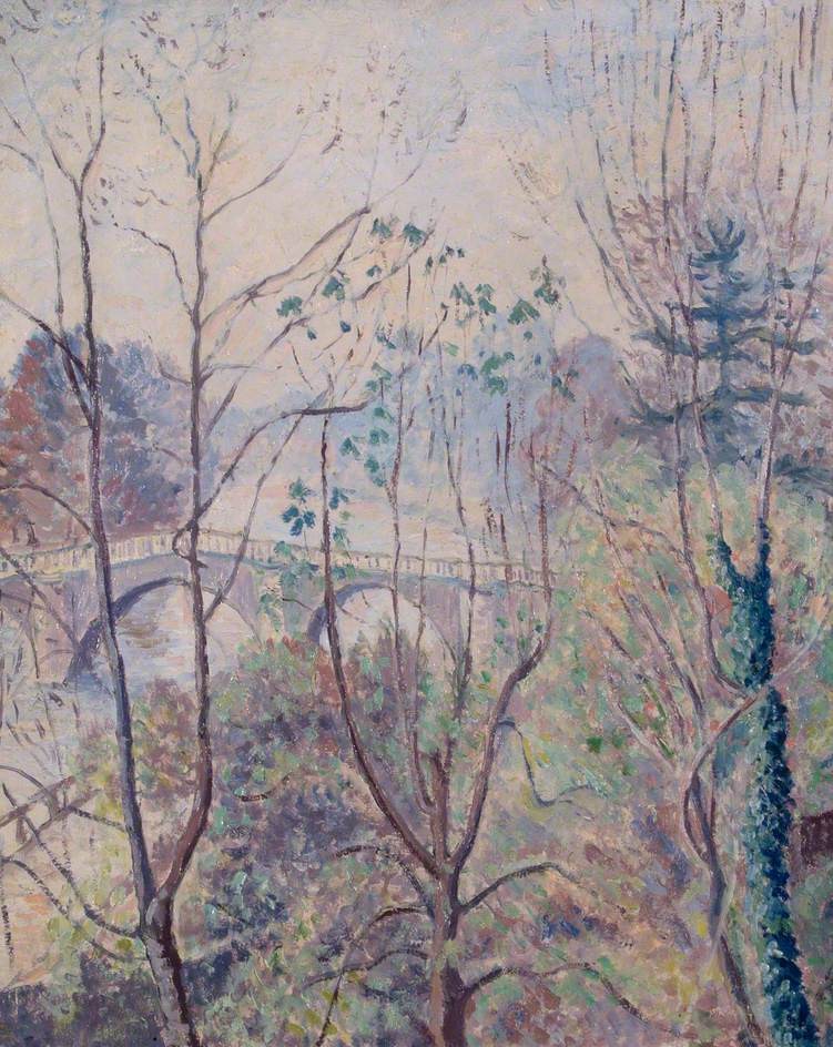 Richmond Bridge by Lucien Pissarro
