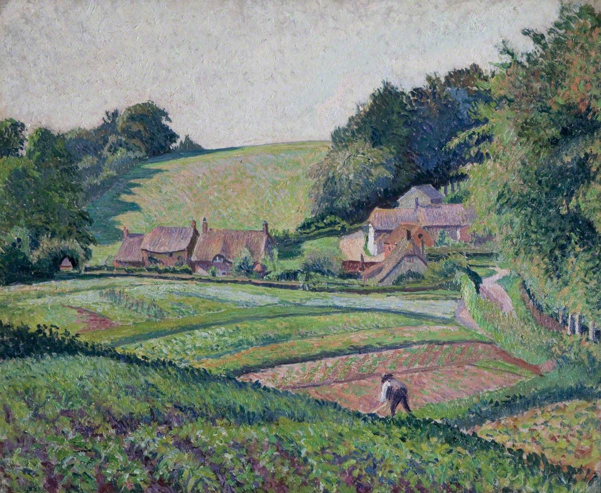 The Allotments by Lucien Pissarro