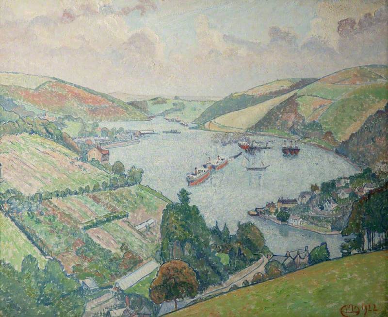 The Dart from Week's Hill by Lucien Pissarro