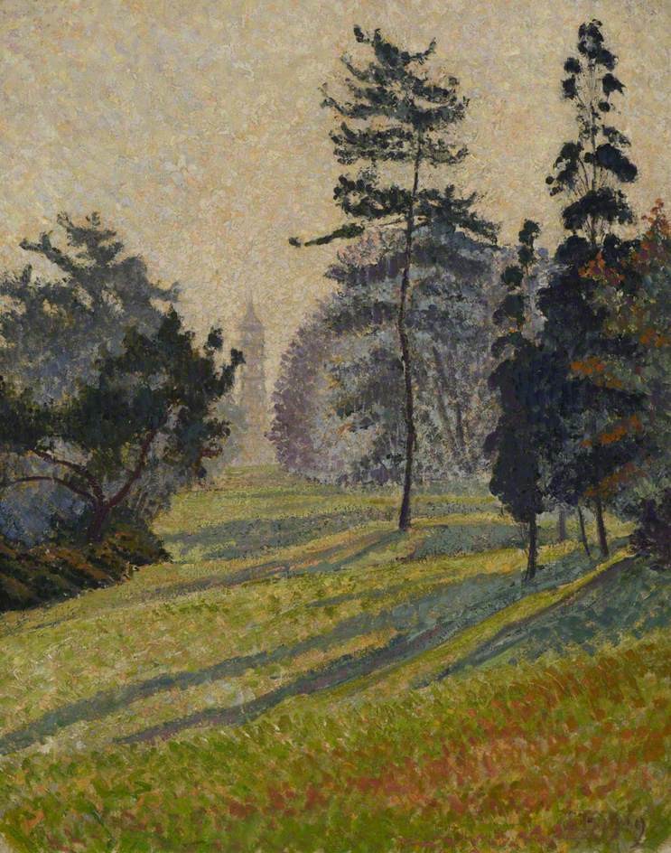 The Pagoda, Kew by Lucien Pissarro