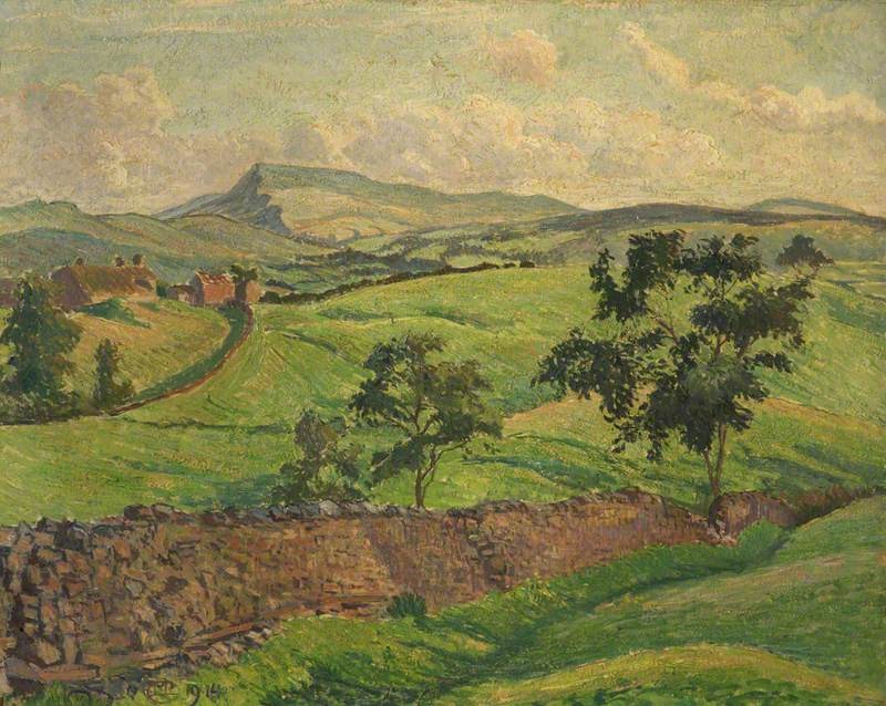 Wild Boar Fell, Brough by Lucien Pissarro