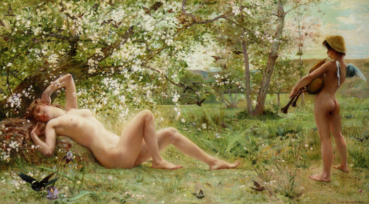 Springtime Awakening by Luc-Olivier Merson