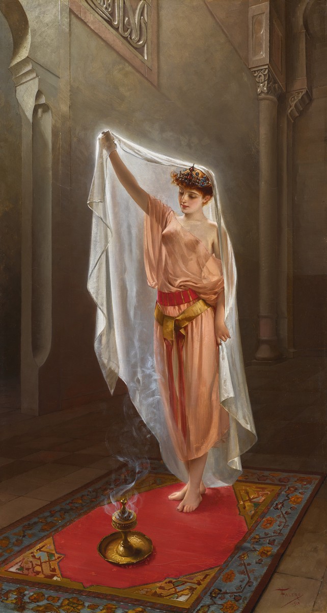 An Oriental Beauty by Luis Ricardo Falero