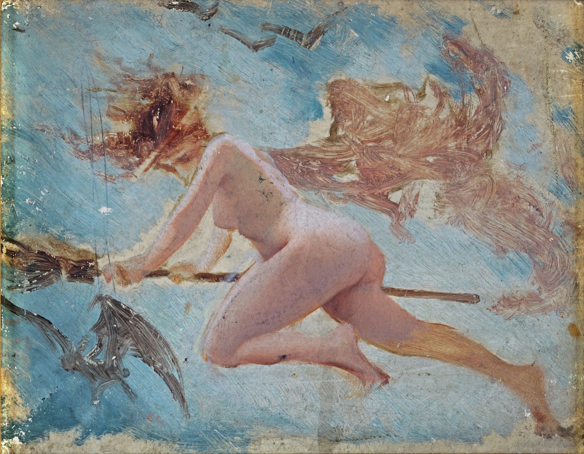 Study of a Witch by Luis Ricardo Falero
