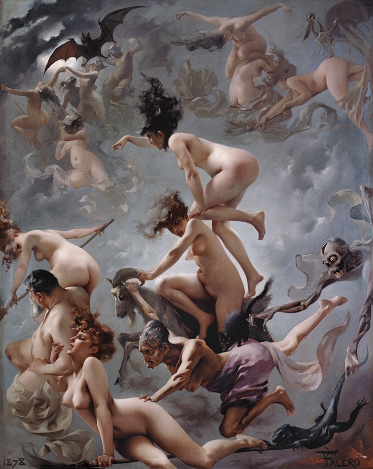 Witches Going to Their Sabbath by Luis Ricardo Falero