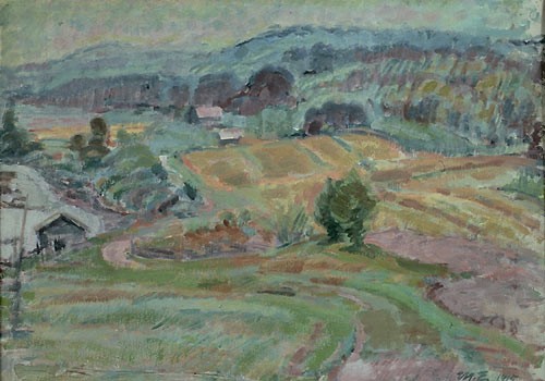 Landscape of Saarijärvi, Finland by Magnus Enckell