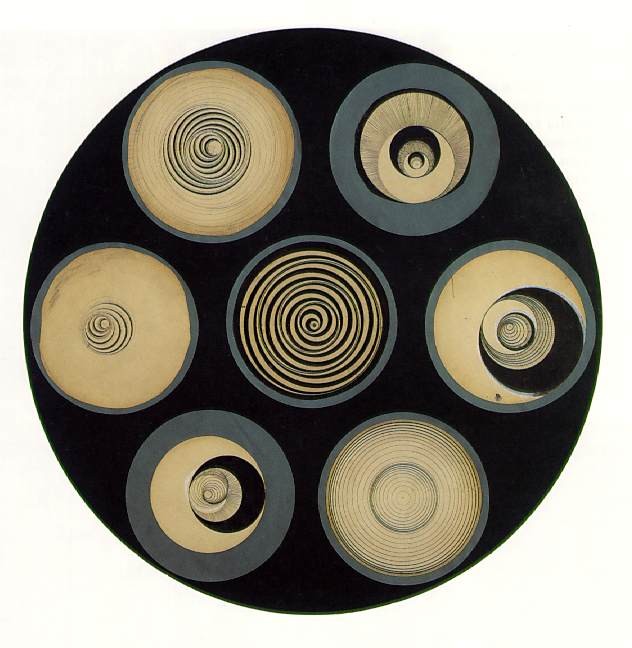 Disks Bearing Spirals by Marcel Duchamp