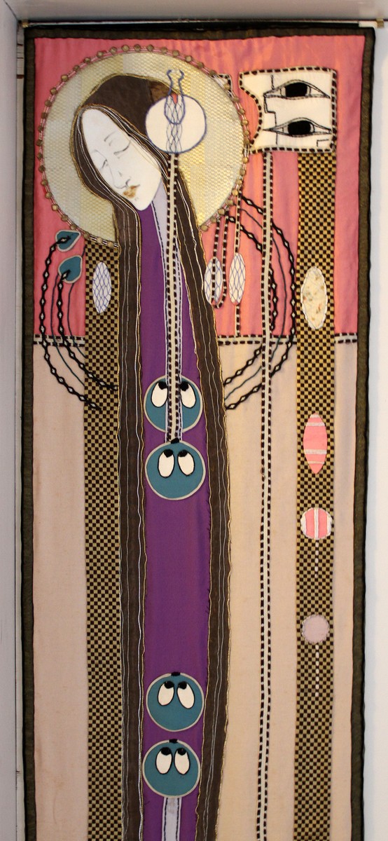 Hill House Bedroom (detail) by Margaret Macdonald