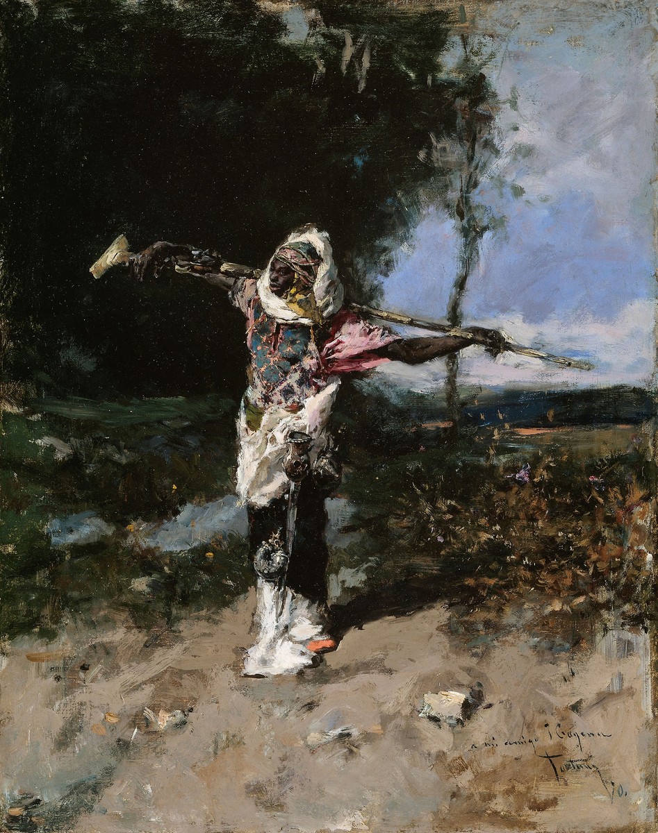 African chief by Marià Fortuny