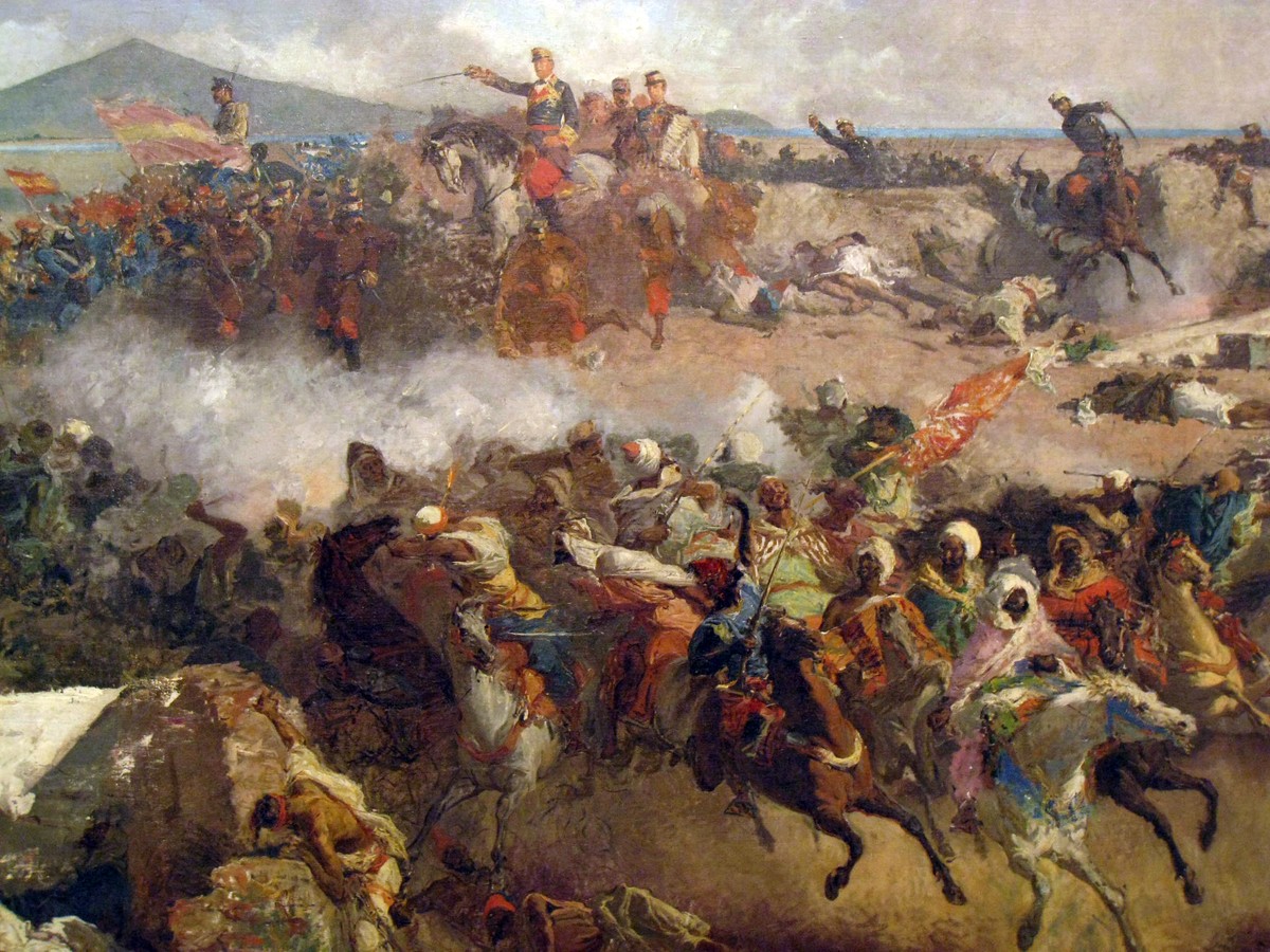 The Battle of Tetouan (detail) by Marià Fortuny