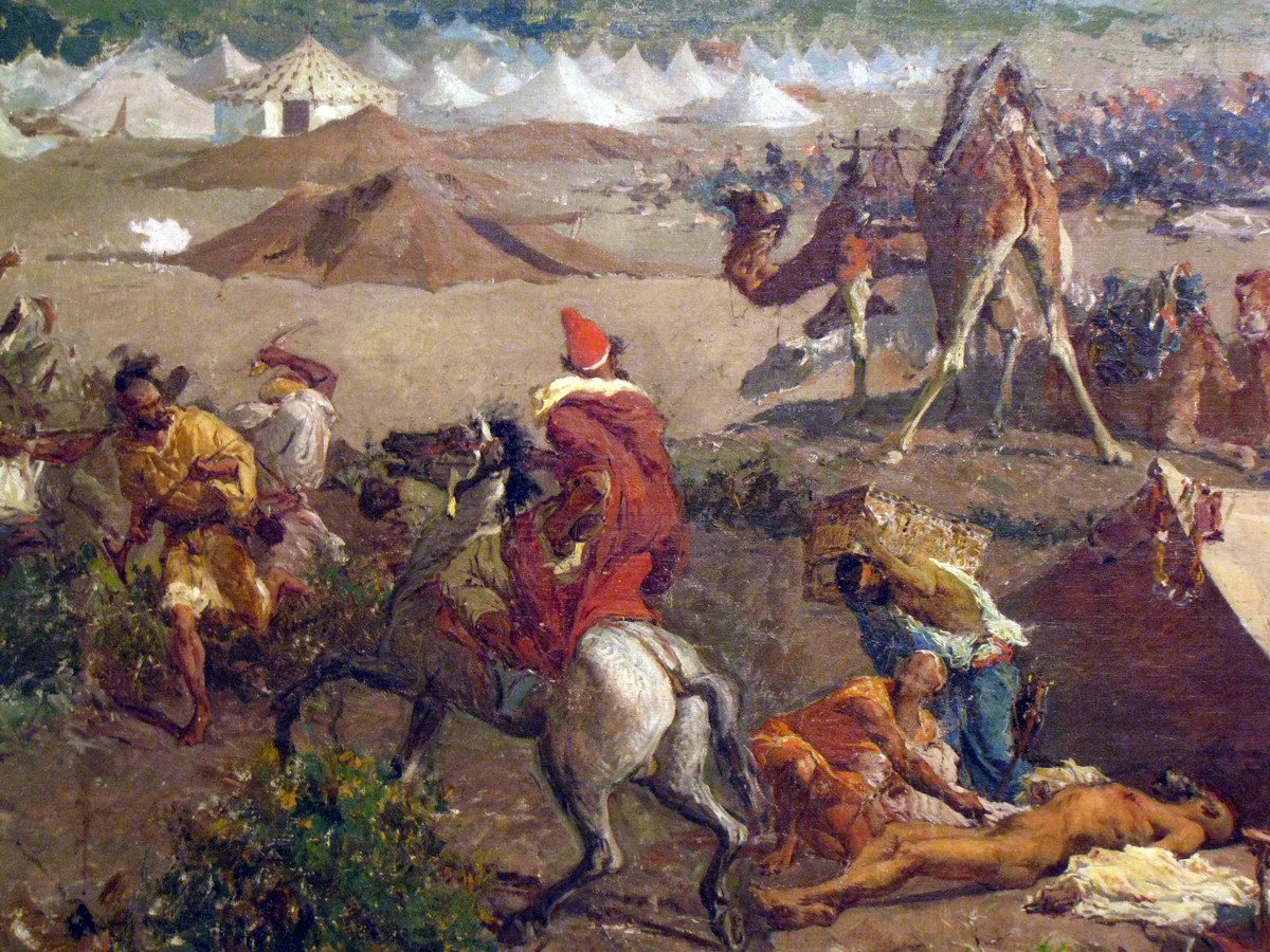 The Battle of Tetouan (detail) by Marià Fortuny