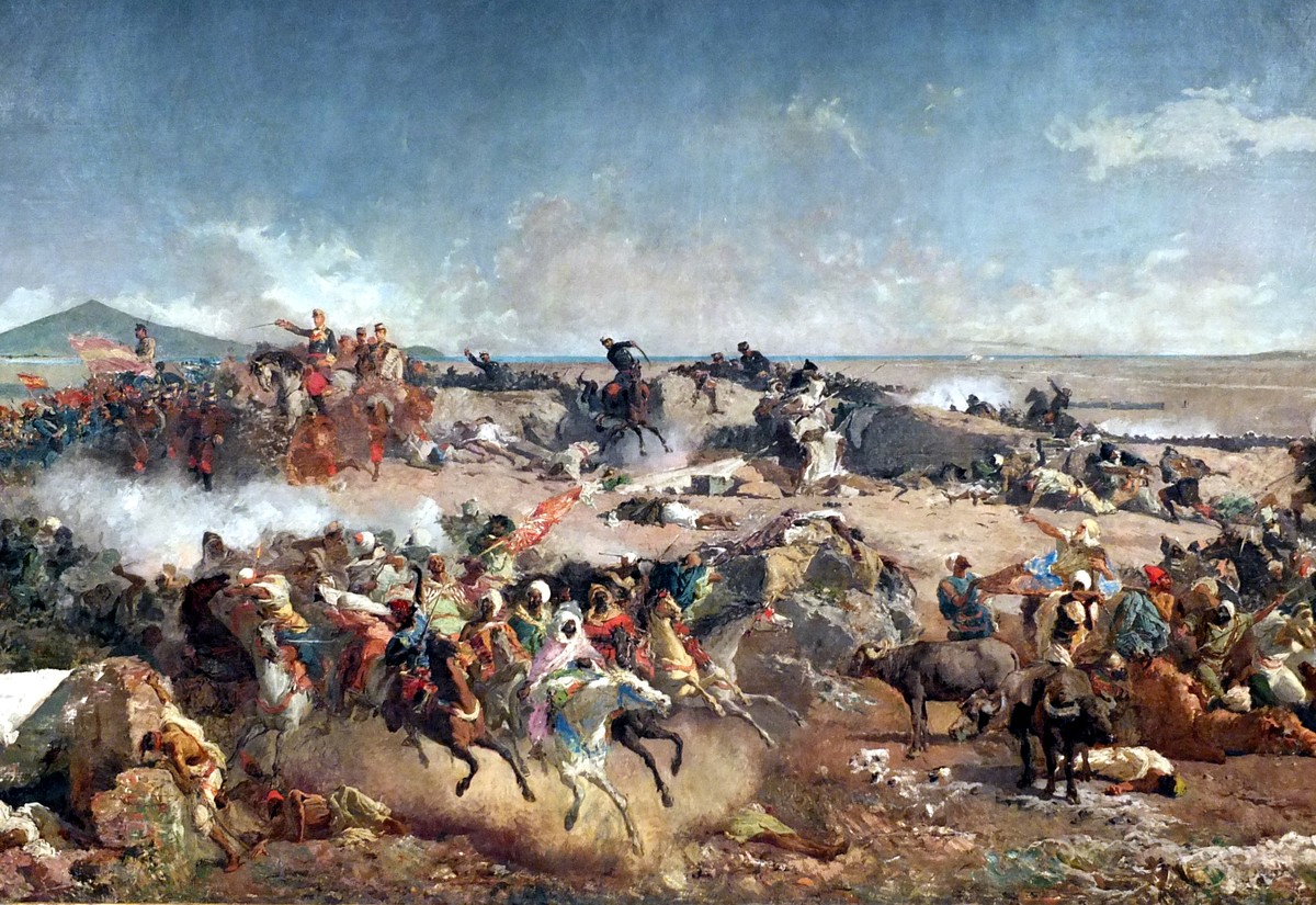 The Battle of Tetouan (detail) by Marià Fortuny