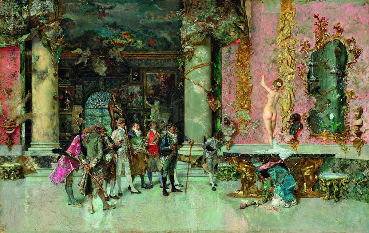 The choice of the model by Marià Fortuny