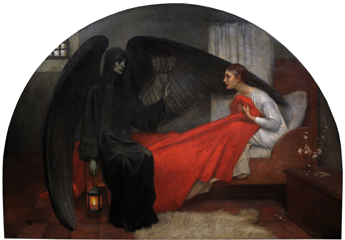 Death and the Maiden by Marianne Stokes