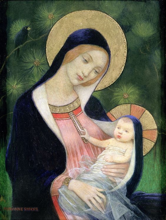 Madonna of the Fir Tree by Marianne Stokes