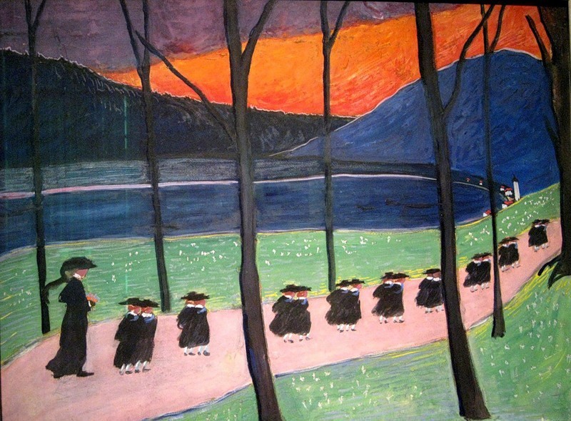 Autumn. School by Marianne von Werefkin