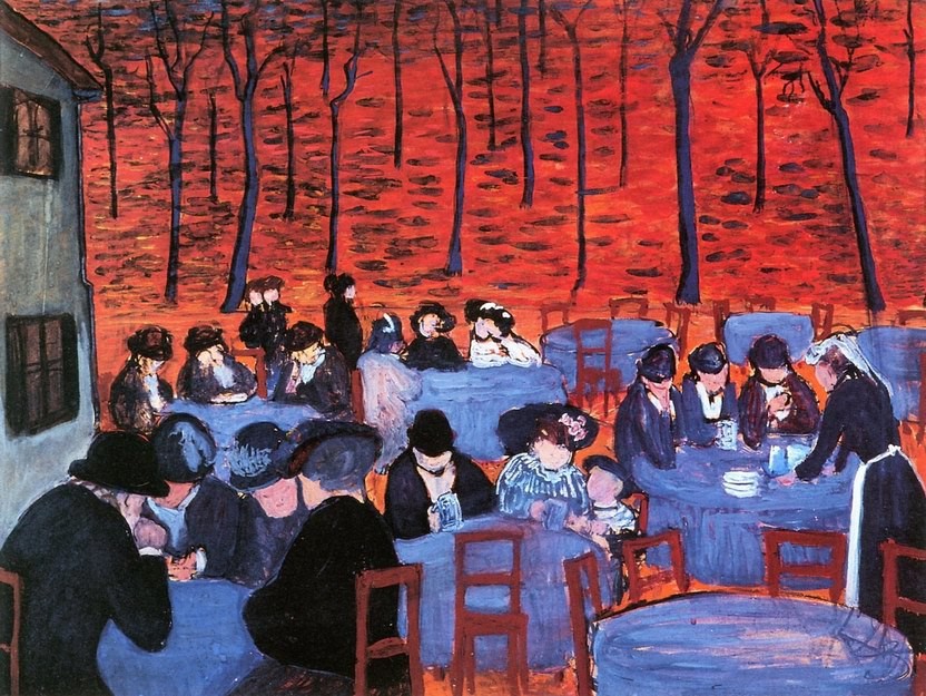 Beer Garden by Marianne von Werefkin