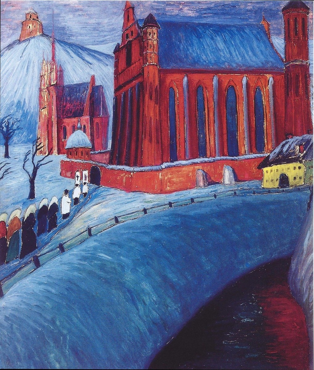 Church of St. Anne in Vilna by Marianne von Werefkin