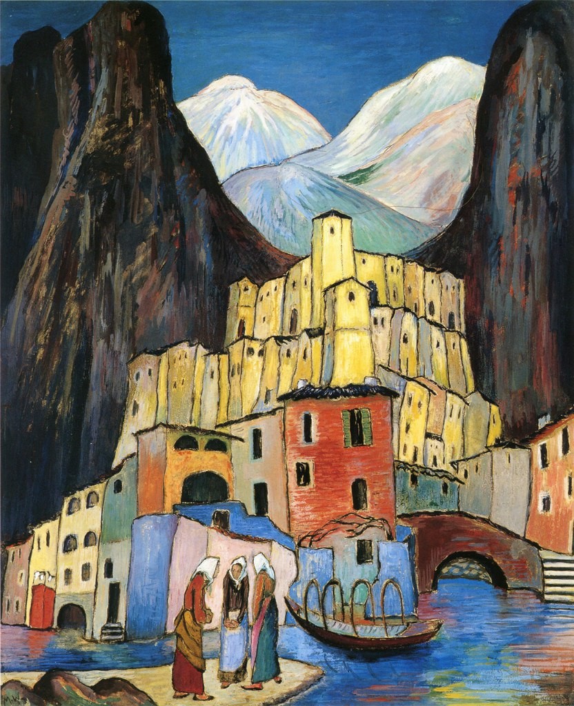 City of sorrow by Marianne von Werefkin