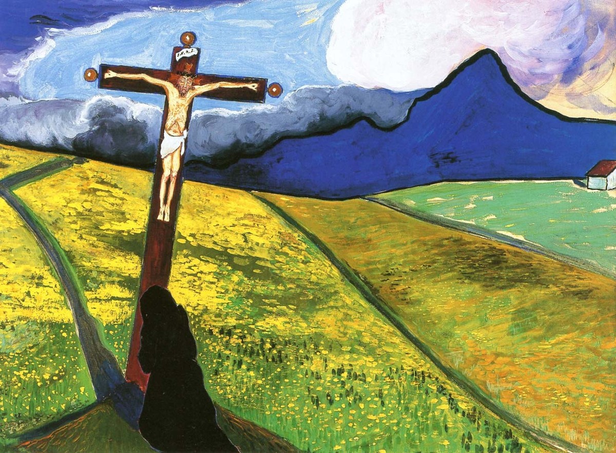 Cross in a Landscape by Marianne von Werefkin