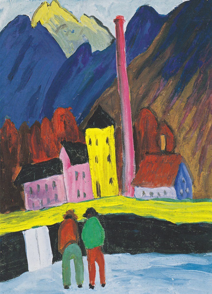 The factory by Marianne von Werefkin