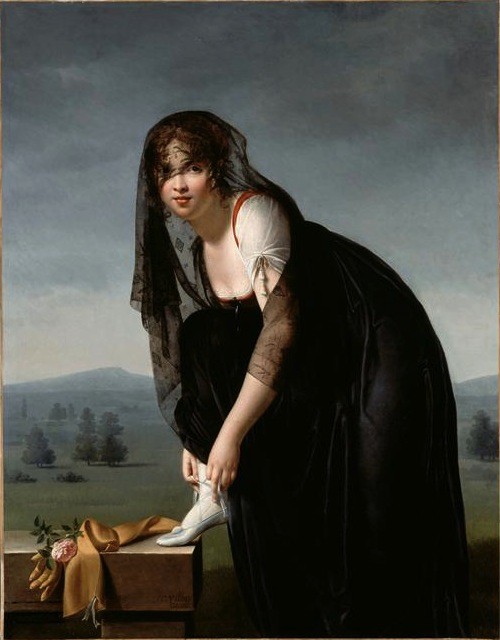 Une étude de femme d'après nature (Portrait de Madame Soustras) by Marie-Denise Villers