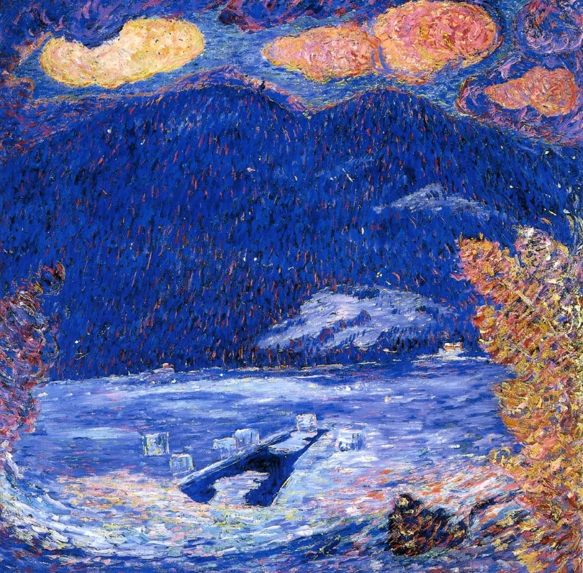 The Ice Hole by Marsden Hartley