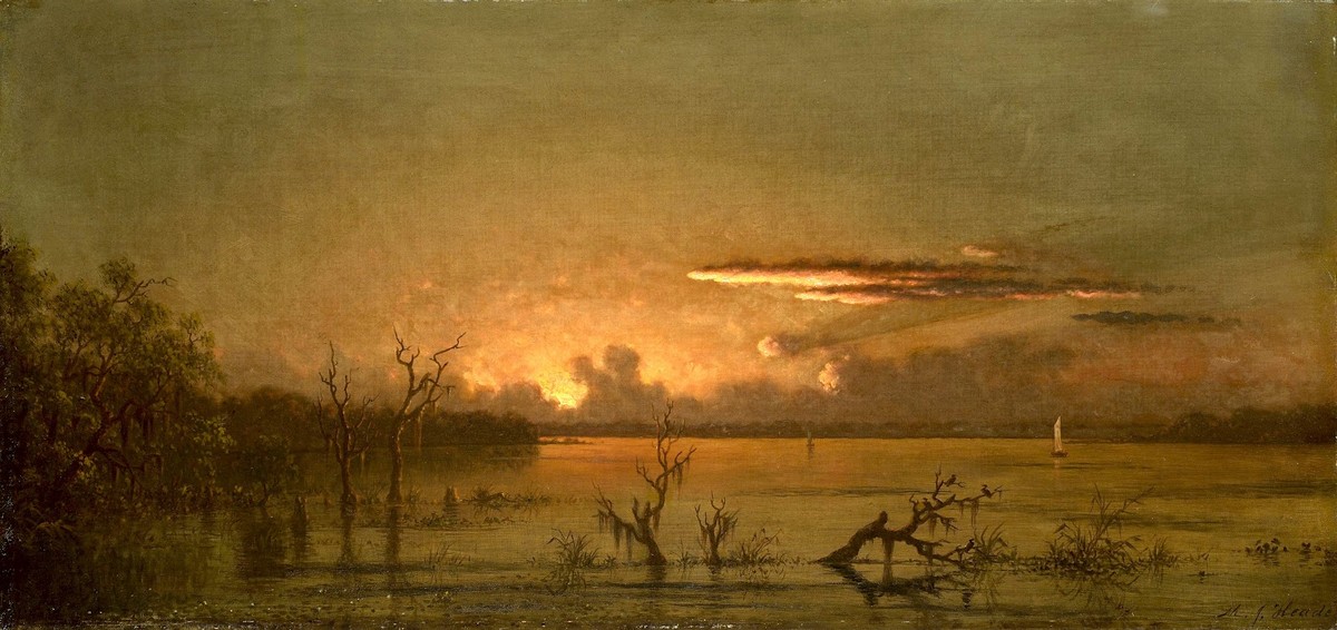 Twilight on the St. Johns River by Martin Johnson Heade