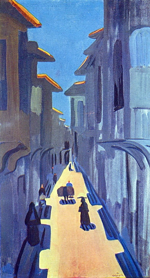 A street. Noon. by Martiros Sarian