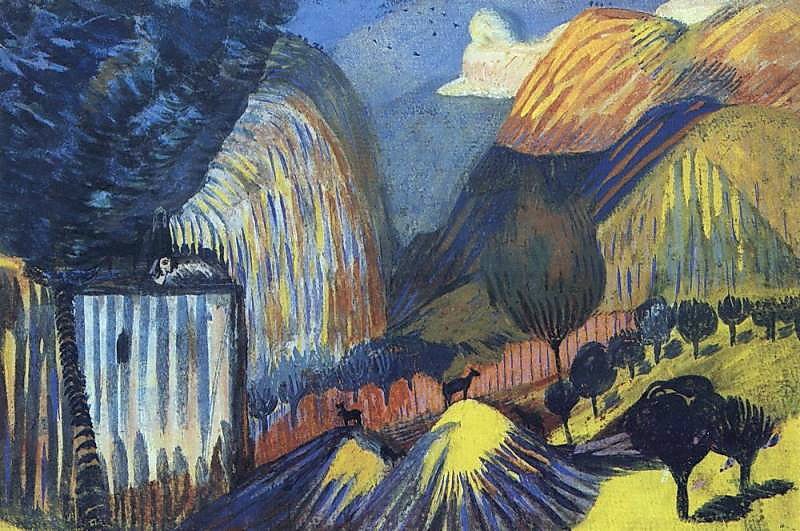 Evening in the mountains by Martiros Sarian