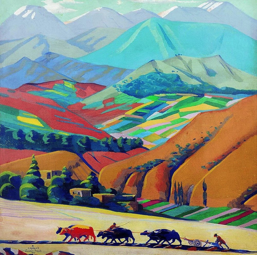 Mountains by Martiros Sarian