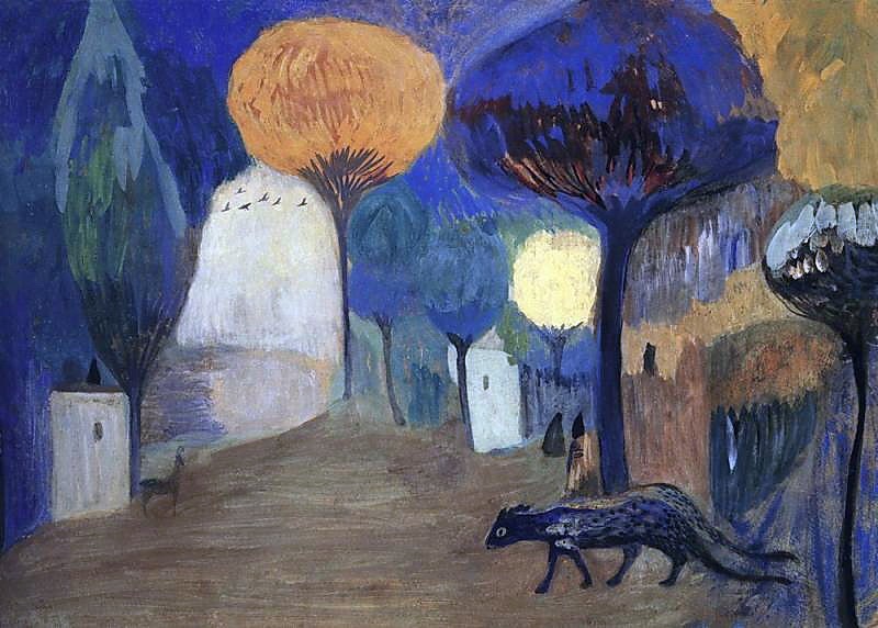 Panthers by Martiros Sarian