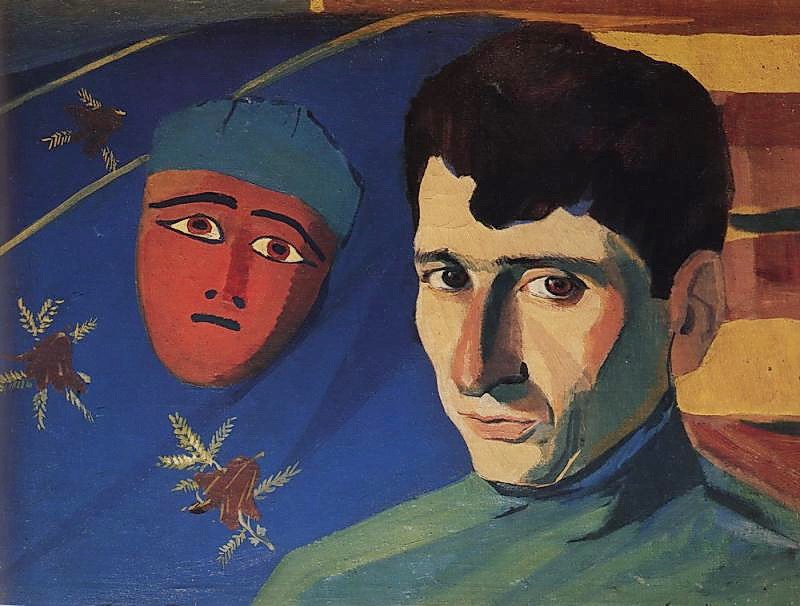 Portrait of the poet Yeghishe Charents by Martiros Sarian