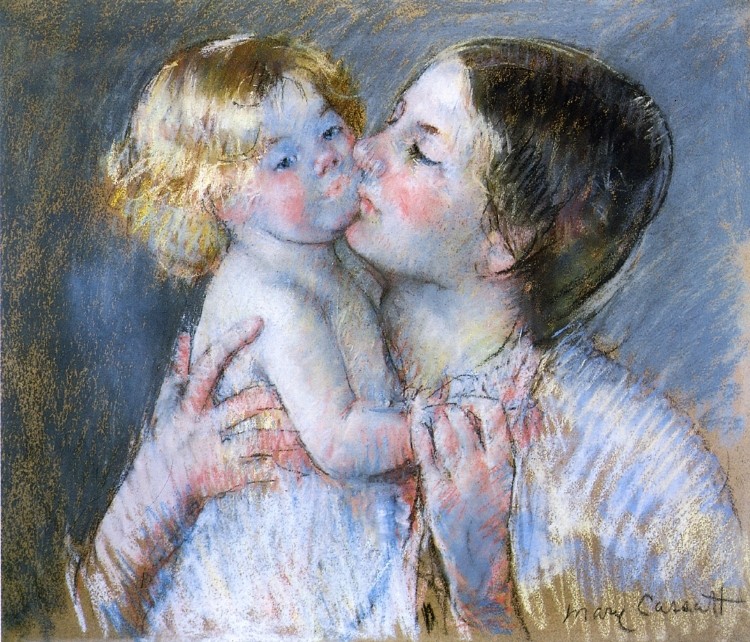 A Kiss for Baby Anne (no. 3) by Mary Cassatt