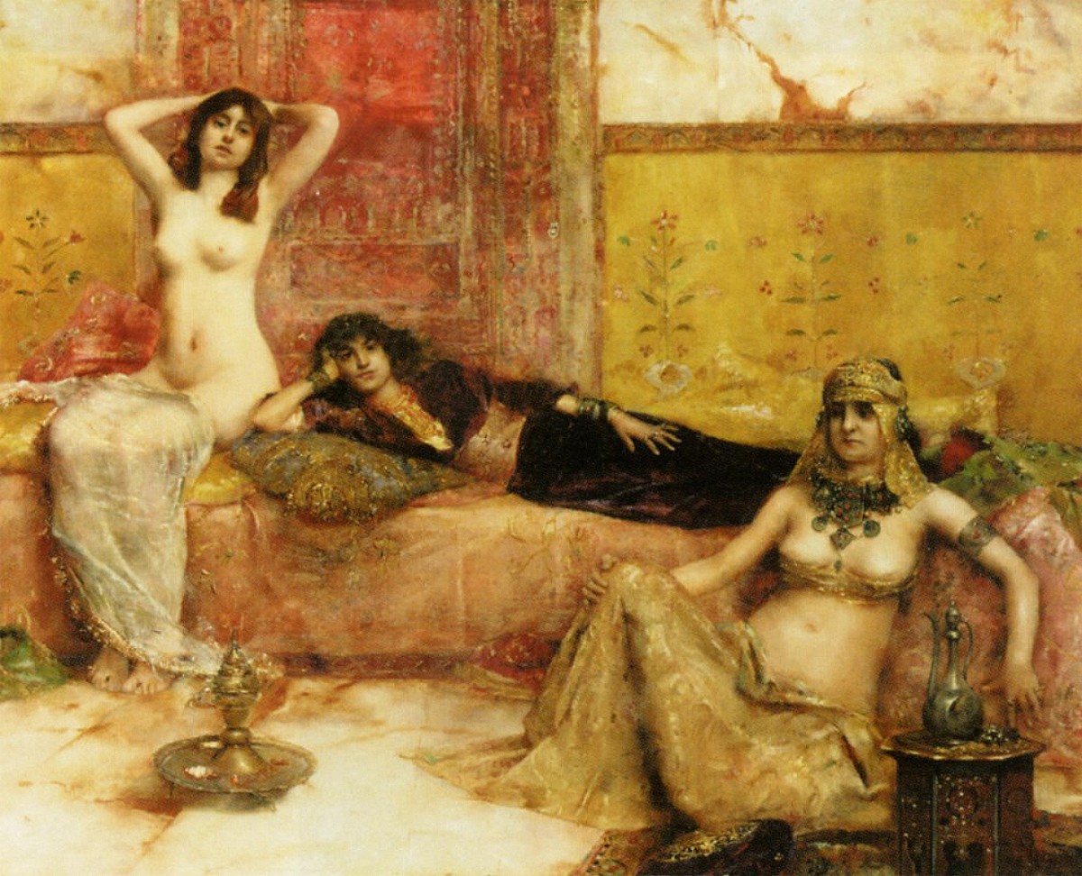 Odalisques Dans Le Harem by Maurice Bompard
