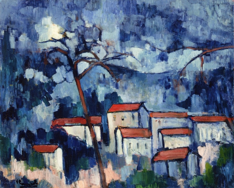 Landscape with Red Roofs by Maurice de Vlaminck