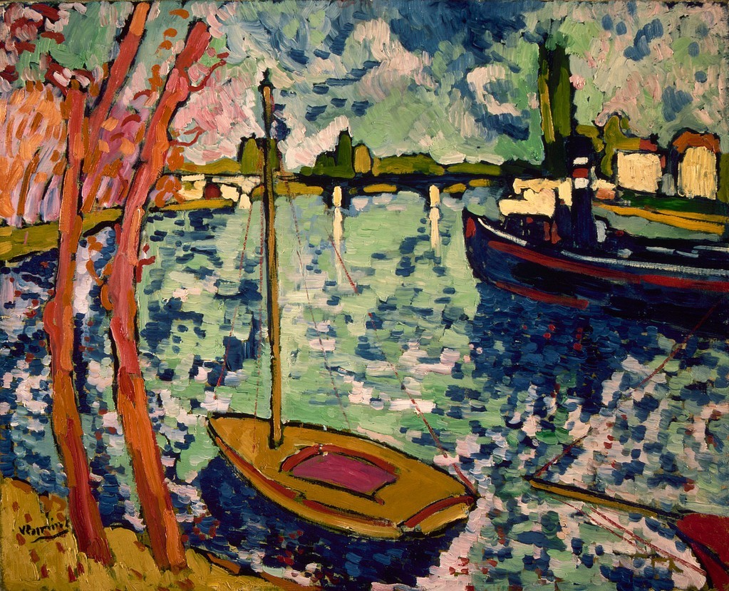 The River Seine at Chatou by Maurice de Vlaminck