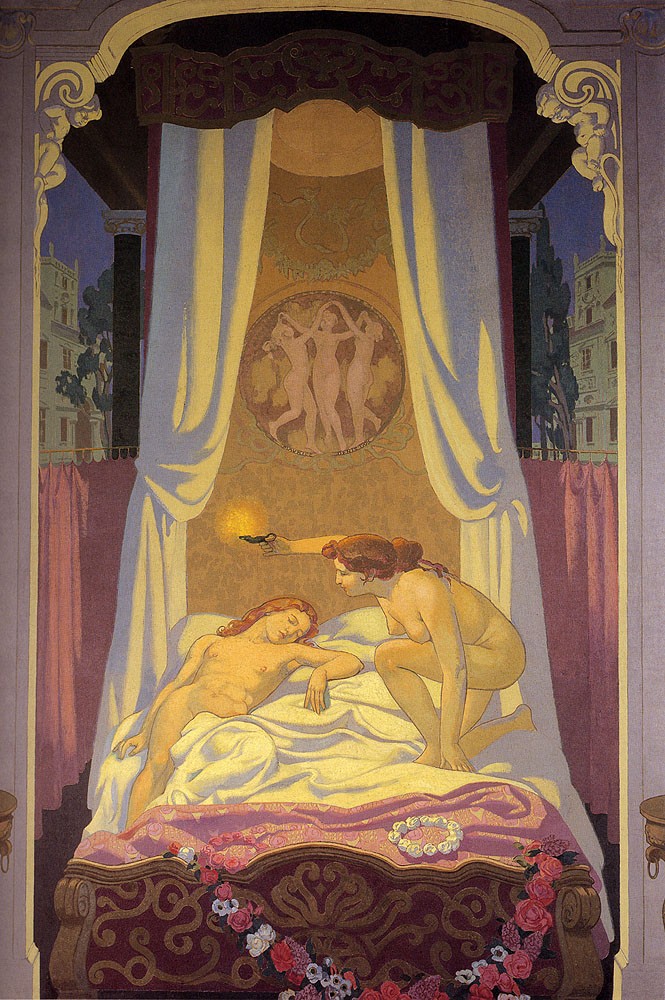 Psyche Discovers That Her Secret Lover Is Cupid by Maurice Denis