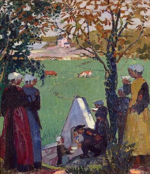 The Sacred Spring at Guidel by Maurice Denis