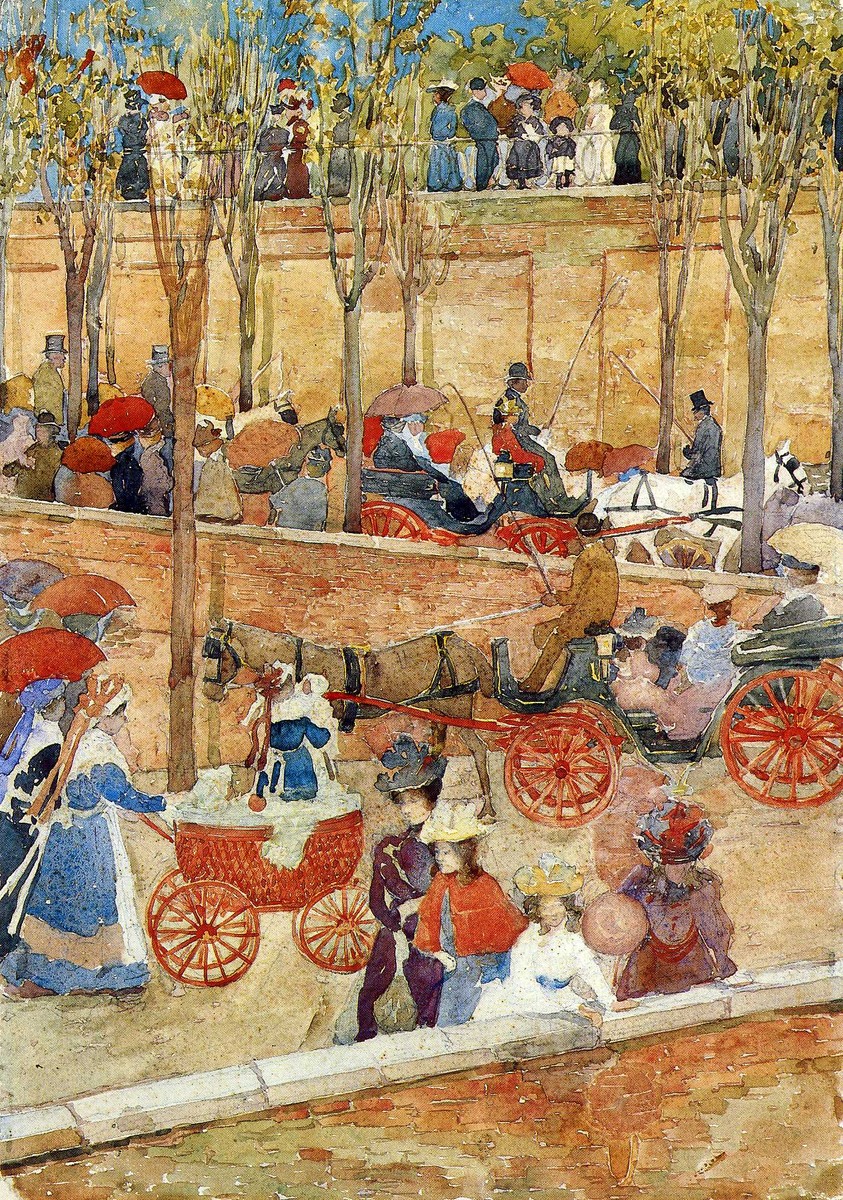 Afternoon, Pincian Hill by Maurice Prendergast