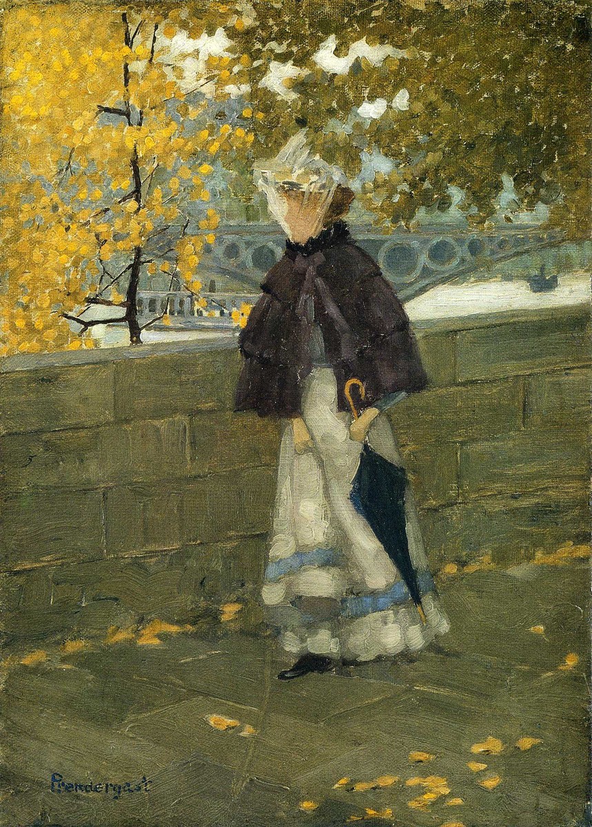 Along the Seine by Maurice Prendergast