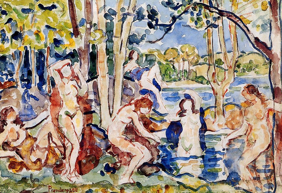 Bathers by Maurice Prendergast