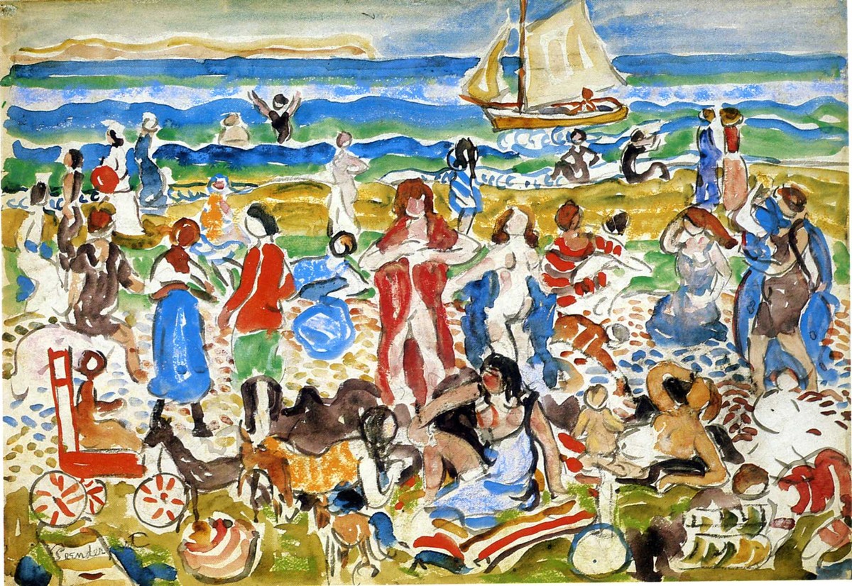 Bathers by Maurice Prendergast