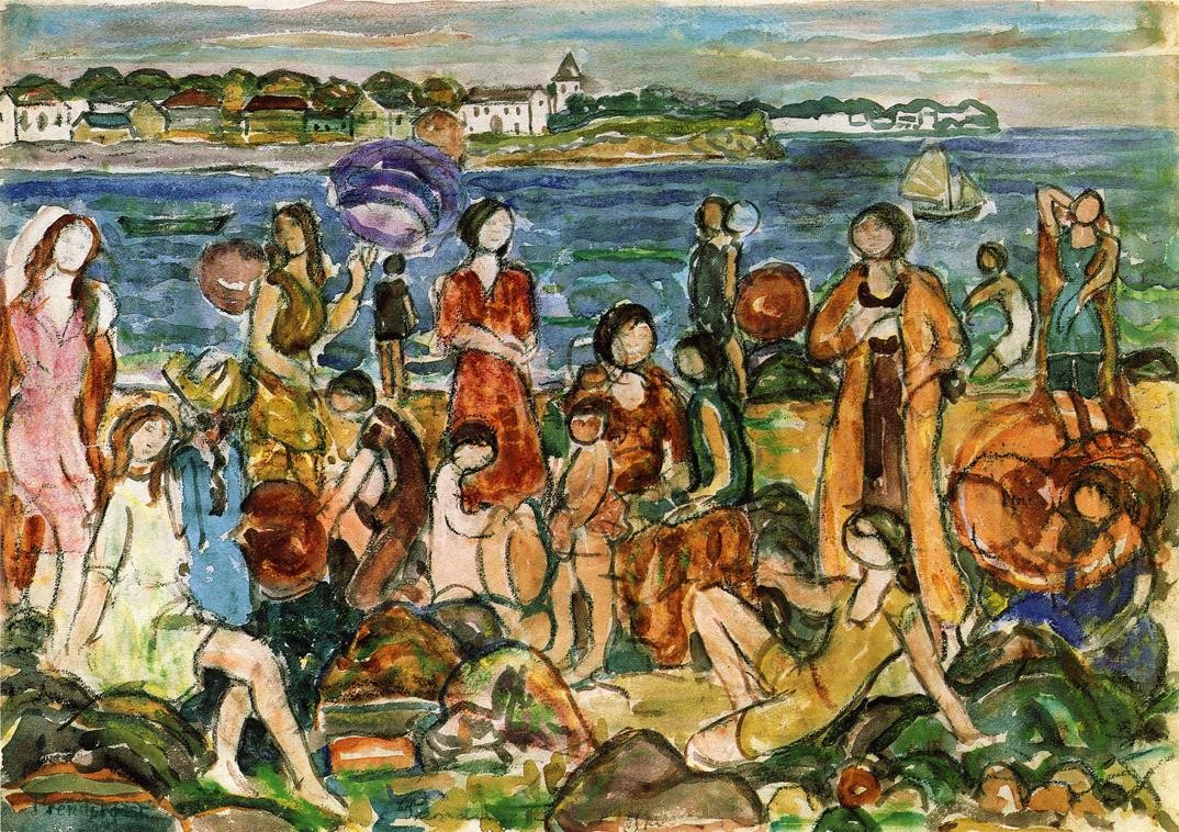 Bathers, New England by Maurice Prendergast
