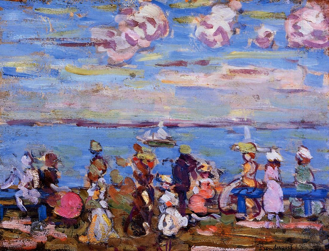 Beach Scene No. 4 by Maurice Prendergast