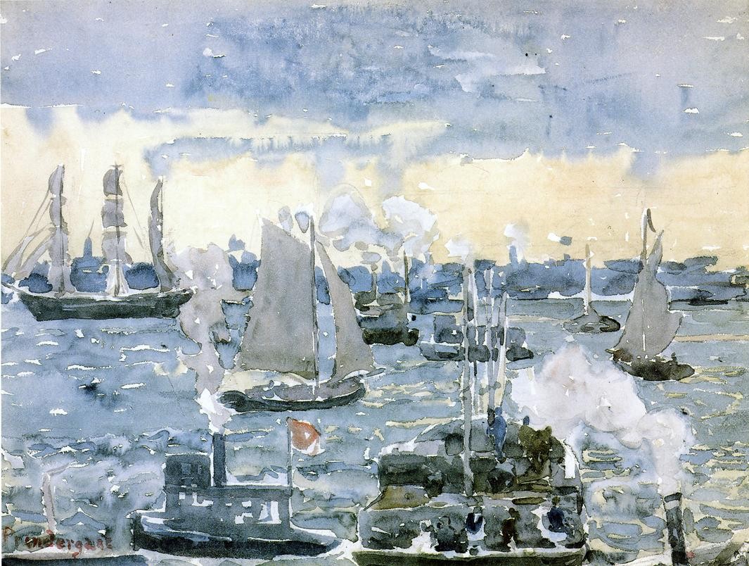 Boston Harbor by Maurice Prendergast