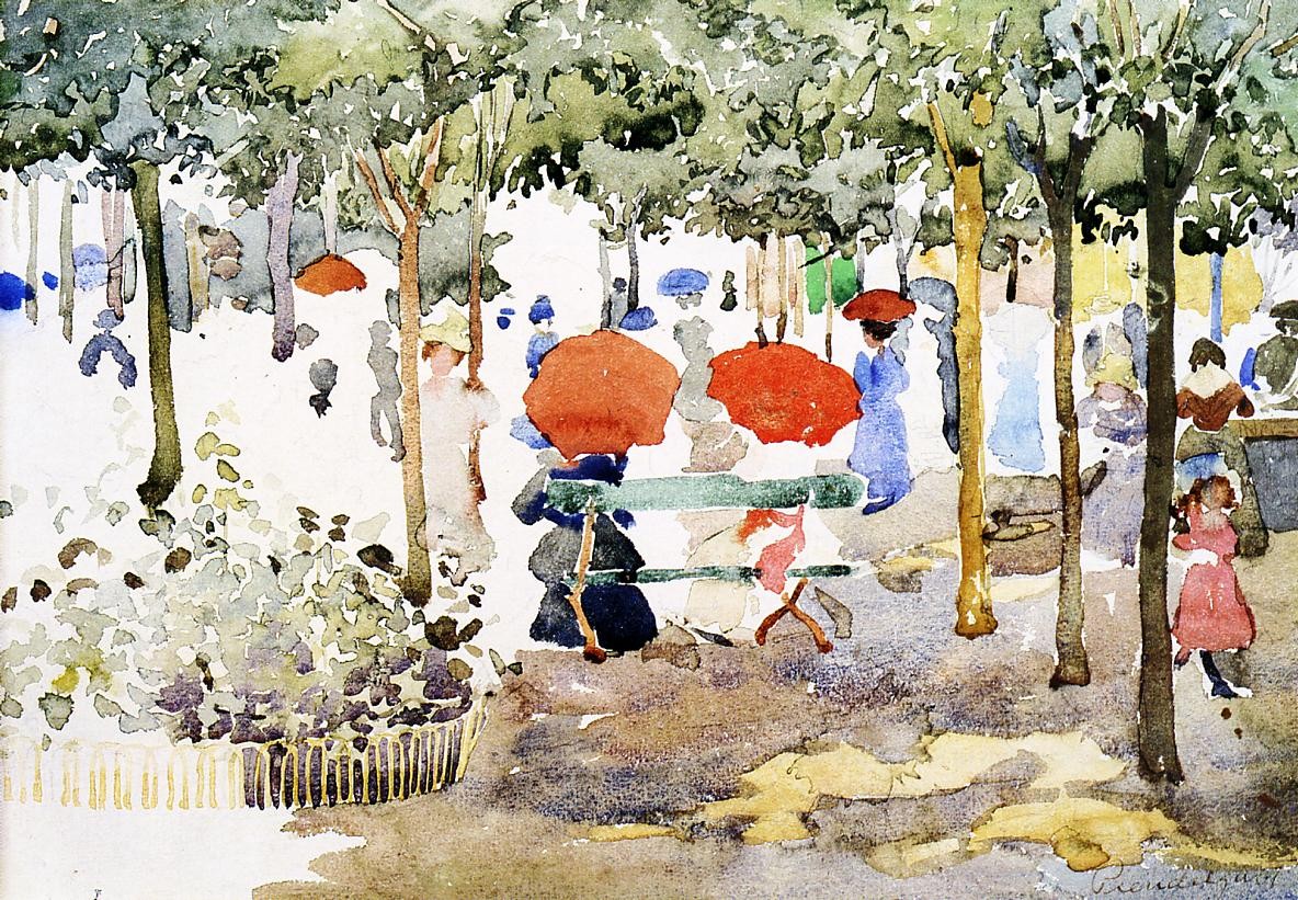 Central Park by Maurice Prendergast